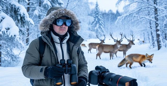 Harbin winter wildlife view_Harbin winter wildlife view_Harbin winter wildlife view