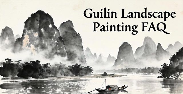 Guilin landscape painting_Guilin landscape painting_Guilin landscape painting
