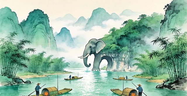 Guilin landscape painting_Guilin landscape painting_Guilin landscape painting