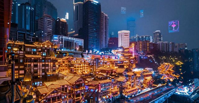 Cyberpunk architecture in Chongqing_Cyberpunk architecture in Chongqing_Cyberpunk architecture in Chongqing