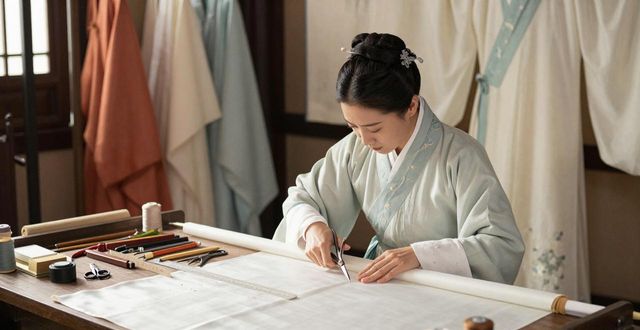 Hanfu making process_Hanfu making process_Hanfu making process