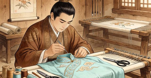 Hanfu making process_Hanfu making process_Hanfu making process
