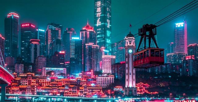 Cyberpunk cityscape photography in Chongqing_Cyberpunk cityscape photography in Chongqing_Cyberpunk cityscape photography in Chongqing