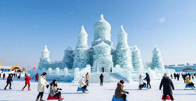 Harbin winter amusement park wonderland_Harbin winter amusement park wonderland_Harbin winter amusement park wonderland