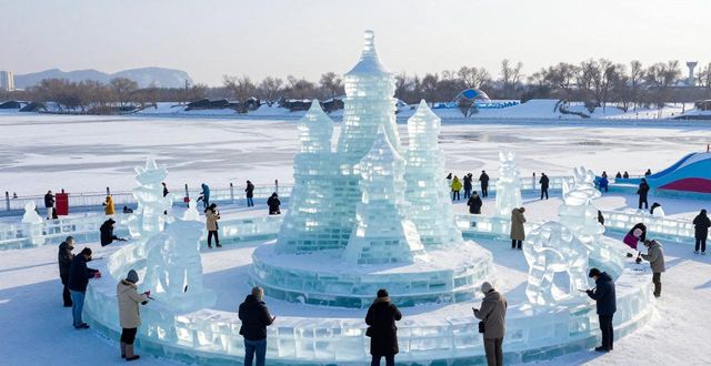 Harbin winter amusement park wonderland_Harbin winter amusement park wonderland_Harbin winter amusement park wonderland