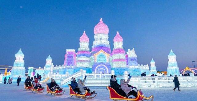 Harbin winter amusement park wonderland_Harbin winter amusement park wonderland_Harbin winter amusement park wonderland