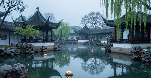 Suzhou Gardens water features_Suzhou Gardens water features_Suzhou Gardens water features