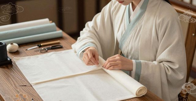 Hanfu making process_Hanfu making process_Hanfu making process