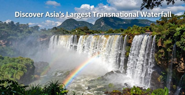 Asia largest transnational waterfall_Asia largest transnational waterfall_Asia largest transnational waterfall