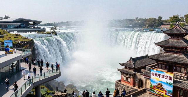 Asia largest transnational waterfall_Asia largest transnational waterfall_Asia largest transnational waterfall