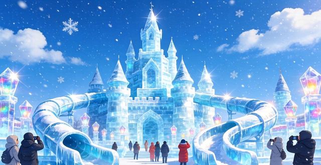 Harbin winter amusement park wonderland_Harbin winter amusement park wonderland_Harbin winter amusement park wonderland