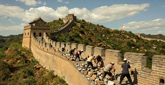 Great Wall construction_Great Wall construction_Great Wall construction