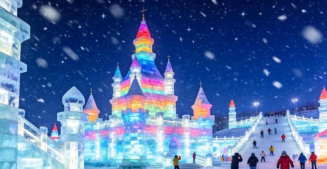 Harbin winter scenery_Harbin winter scenery_Harbin winter scenery