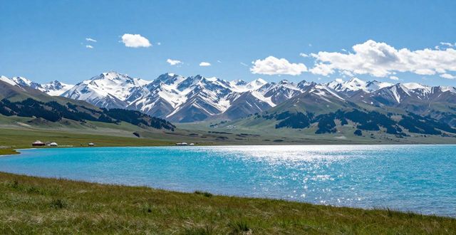 Xinjiang turquoise lake_Xinjiang turquoise lake_Xinjiang turquoise lake