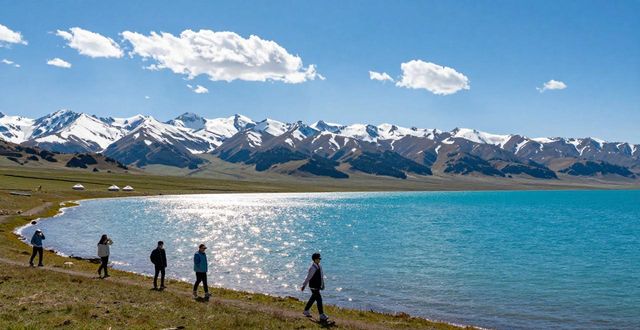 Xinjiang turquoise lake_Xinjiang turquoise lake_Xinjiang turquoise lake