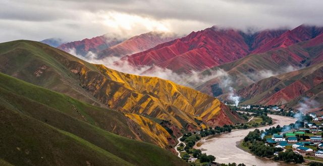 colorful mountains Gansu_colorful mountains Gansu_colorful mountains Gansu