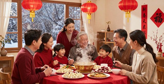 Spring Festival family reunion_Spring Festival family reunion_Spring Festival family reunion
