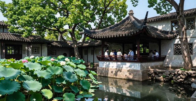 Suzhou Gardens pavilions_Suzhou Gardens pavilions_Suzhou Gardens pavilions