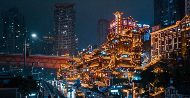 Cyberpunk architecture in Chongqing_Cyberpunk architecture in Chongqing_Cyberpunk architecture in Chongqing