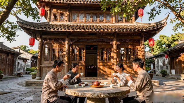 Old town tea houses in China_Old town tea houses in China_Old town tea houses in China