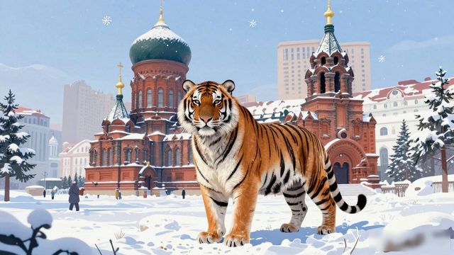 Harbin winter wildlife view_Harbin winter wildlife view_Harbin winter wildlife view