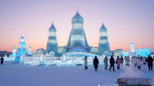 Harbin ice sculptures winter wonderland_Harbin ice sculptures winter wonderland_Harbin ice sculptures winter wonderland