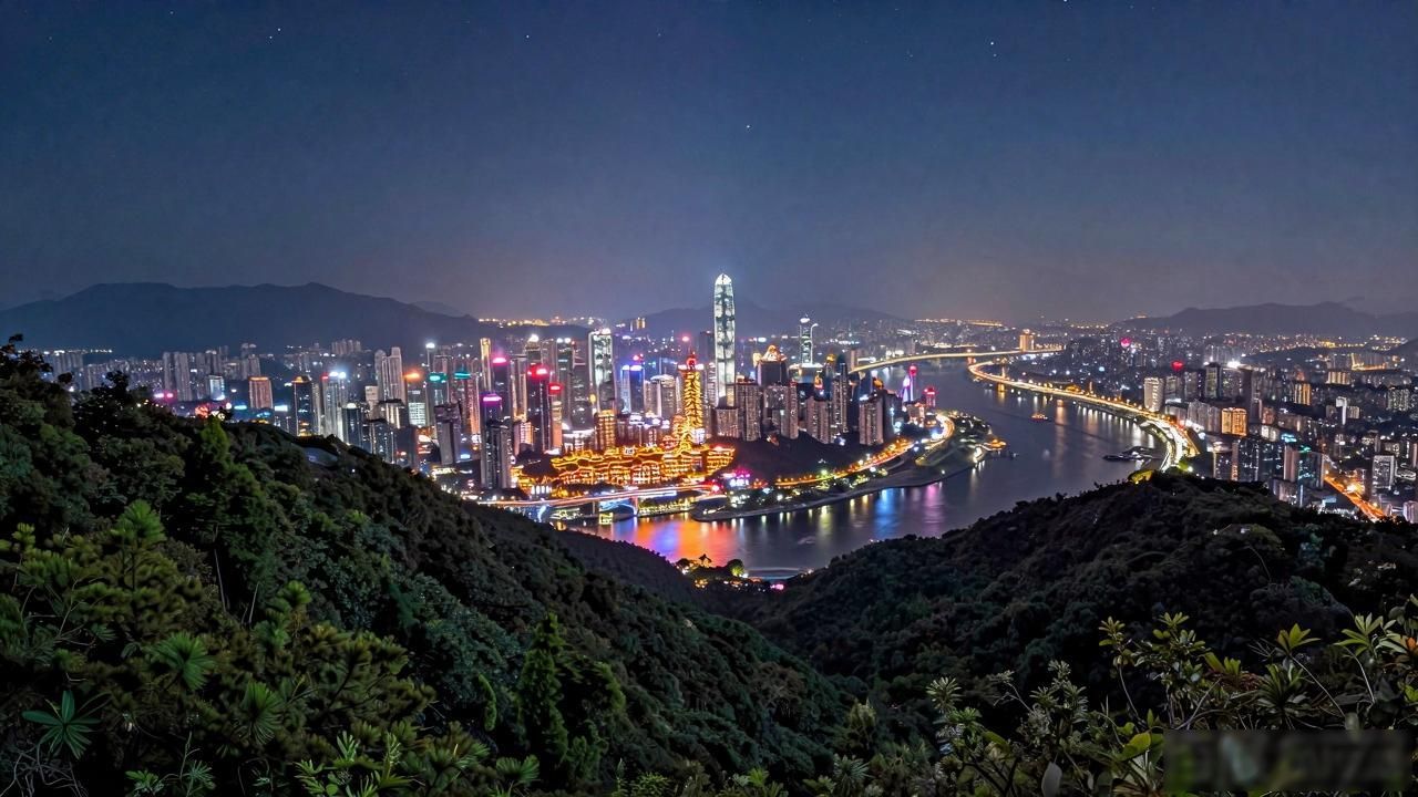 Chongqing night view_Chongqing night view_Chongqing night view