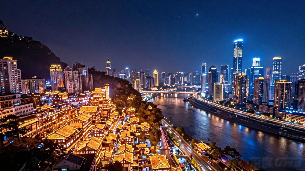 Chongqing night view_Chongqing night view_Chongqing night view