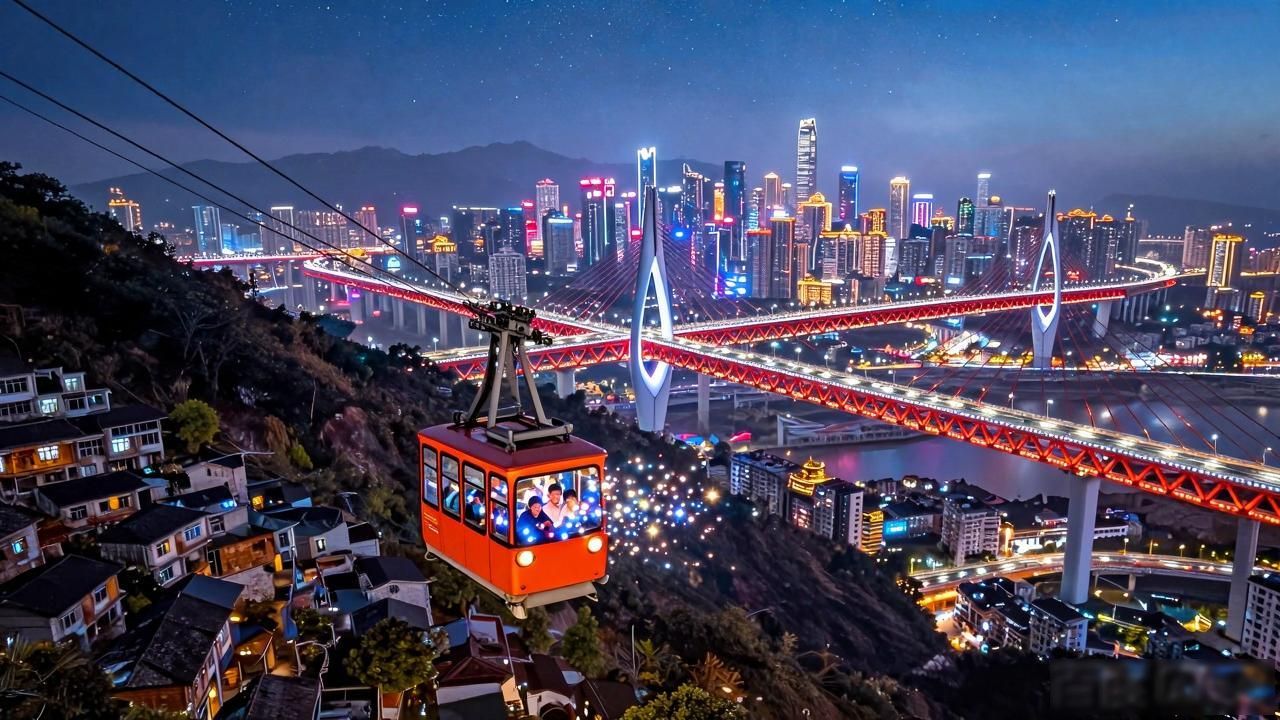 Chongqing night view_Chongqing night view_Chongqing night view