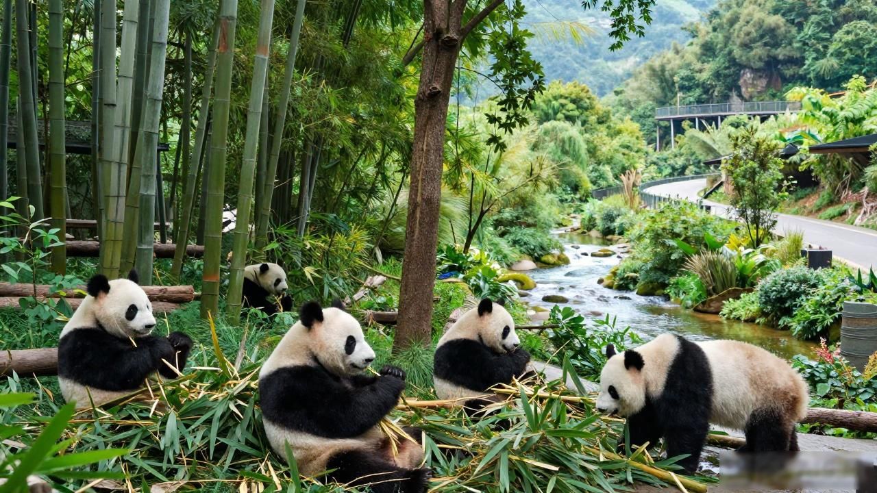 Panda viewing in China_Panda viewing in China_Panda viewing in China