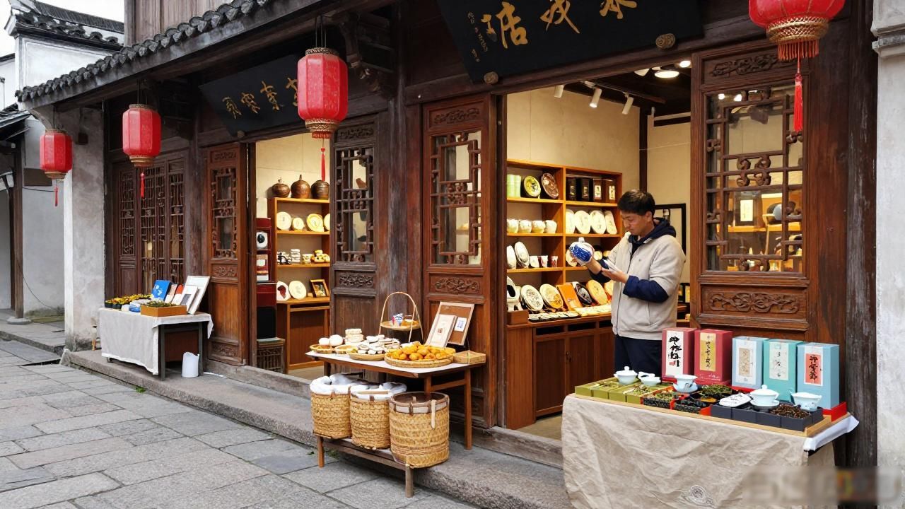 Old town shops in China_Old town shops in China_Old town shops in China