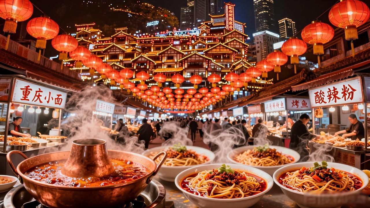 Chongqing night market_Chongqing night market_Chongqing night market