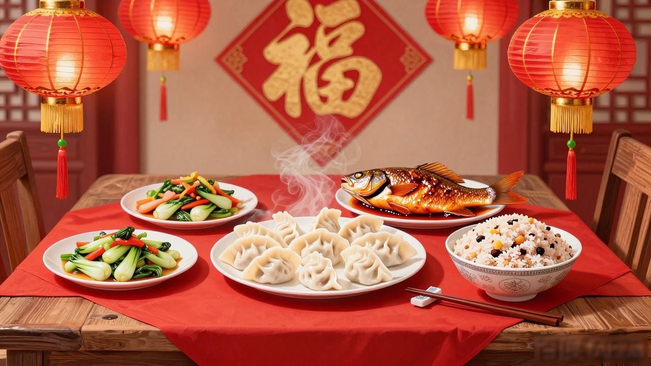 Festive Chinese food_Festive Chinese food_Festive Chinese food