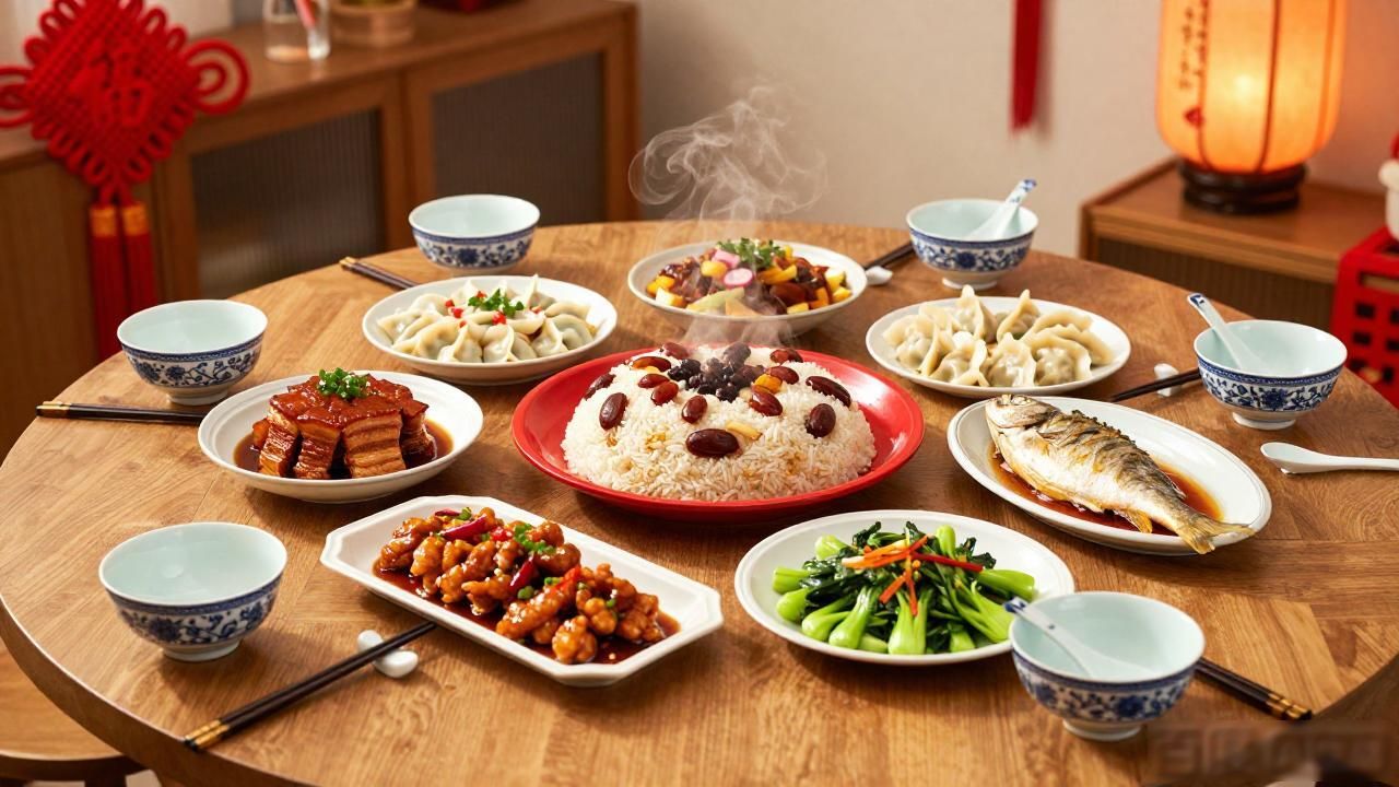 Festive Chinese food_Festive Chinese food_Festive Chinese food