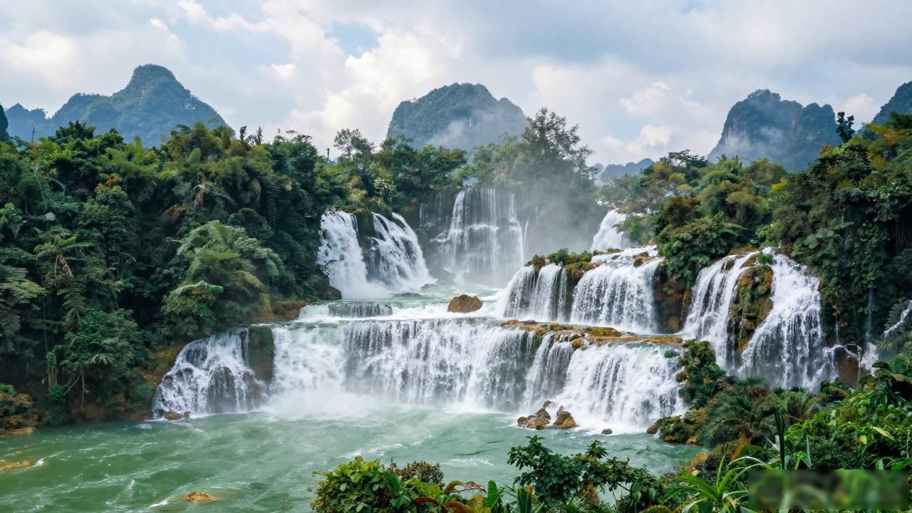 Detian Waterfall_Detian Waterfall_Detian Waterfall