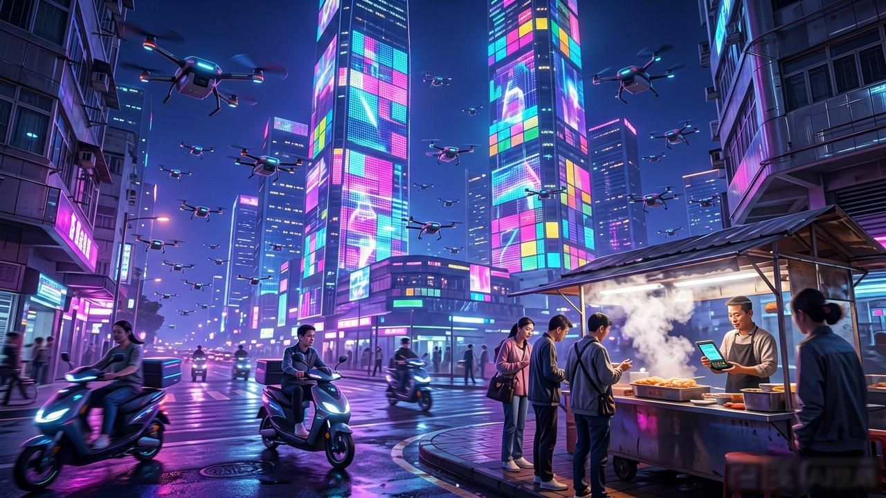 Cyberpunk city China_Cyberpunk city China_Cyberpunk city China