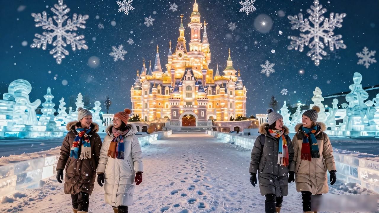 Harbin winter scenery_Harbin winter scenery_Harbin winter scenery
