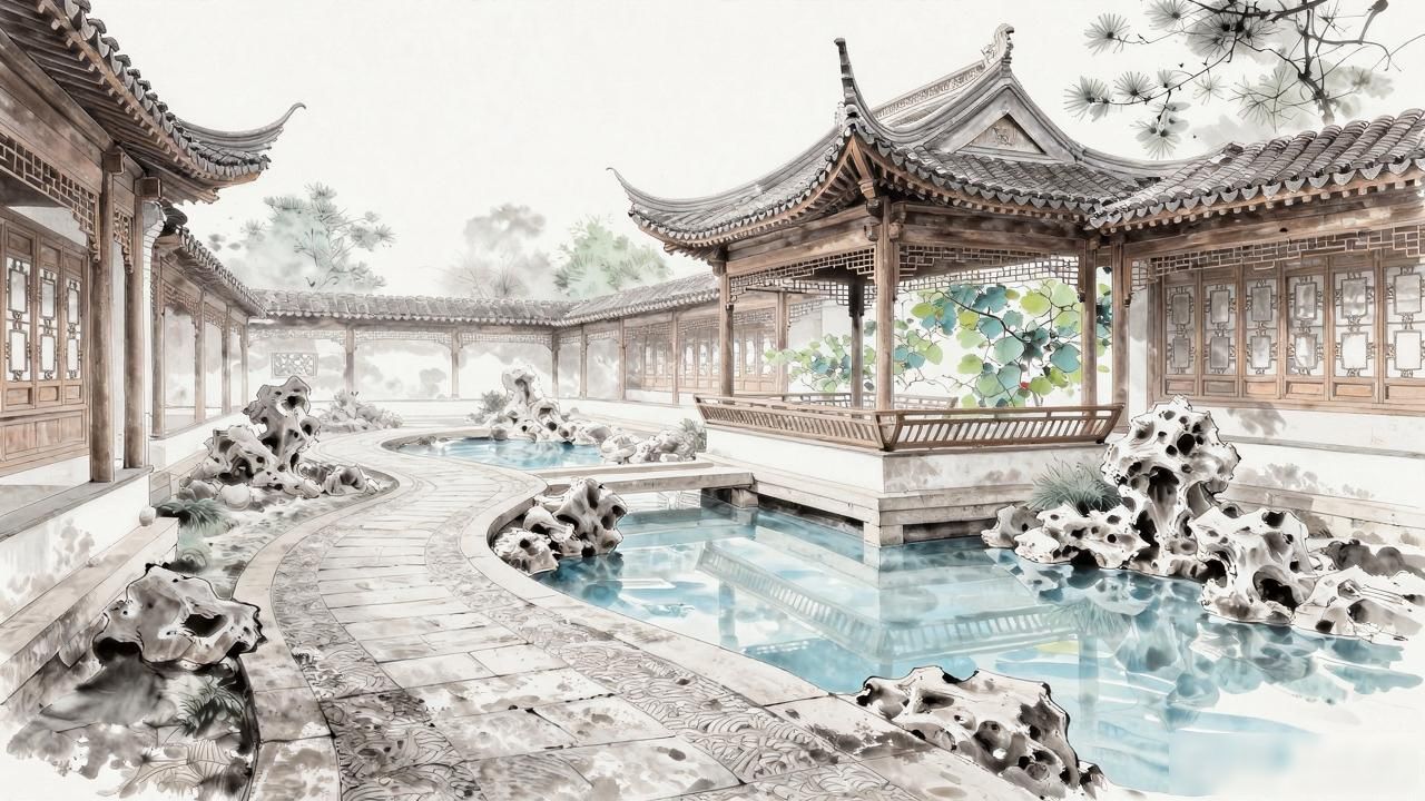 Suzhou Gardens architecture style_Suzhou Gardens architecture style_Suzhou Gardens architecture style