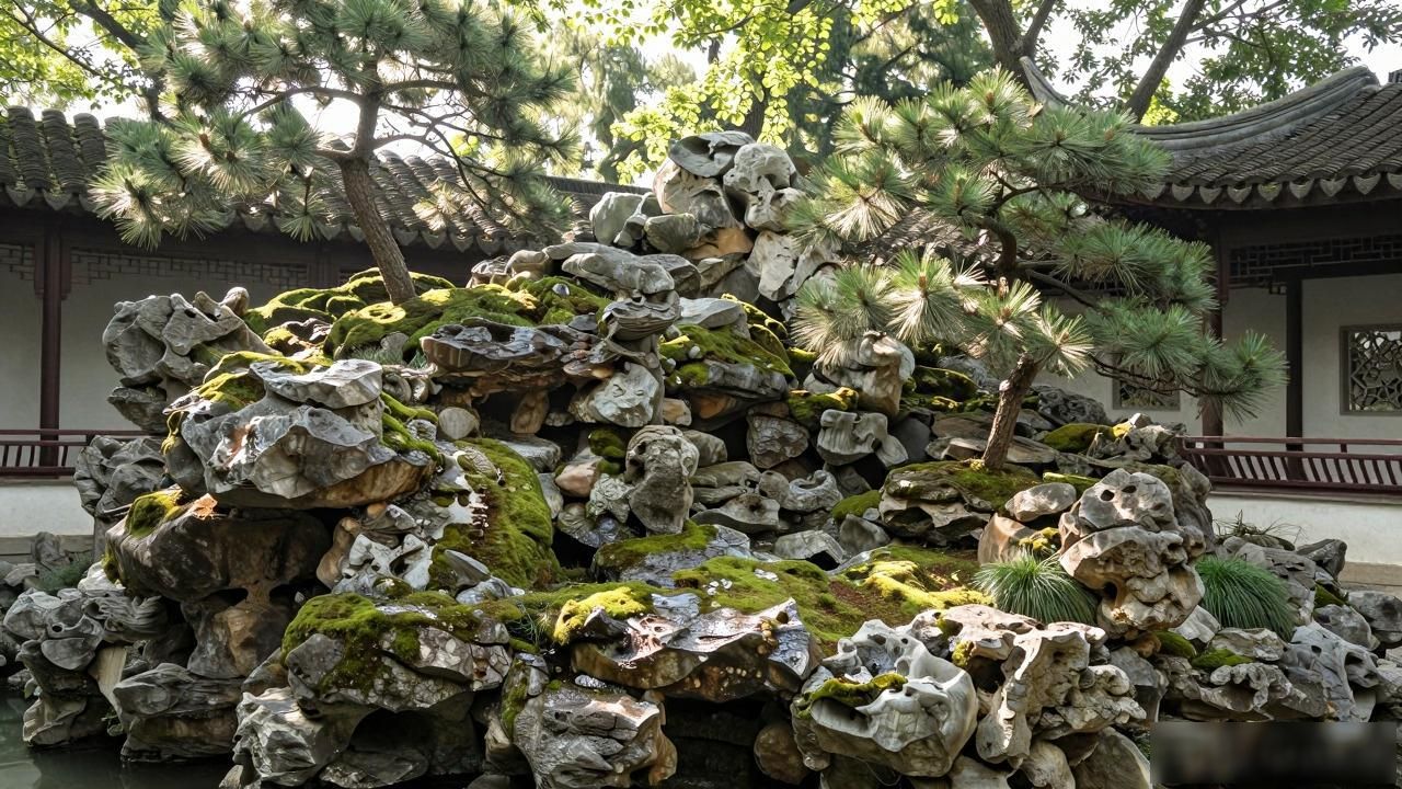 Suzhou Gardens rockeries_Suzhou Gardens rockeries_Suzhou Gardens rockeries