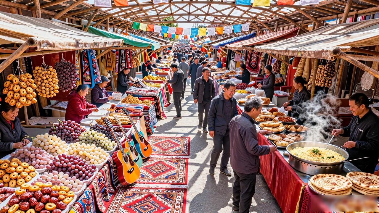 Sunday Bazaar Kashgar_Sunday Bazaar Kashgar_Sunday Bazaar Kashgar