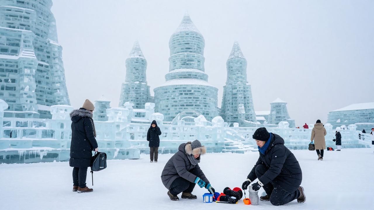 Harbin winter amusement park wonderland_Harbin winter amusement park wonderland_Harbin winter amusement park wonderland