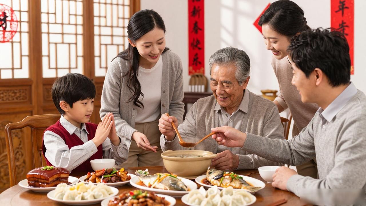 Spring Festival family reunion_Spring Festival family reunion_Spring Festival family reunion