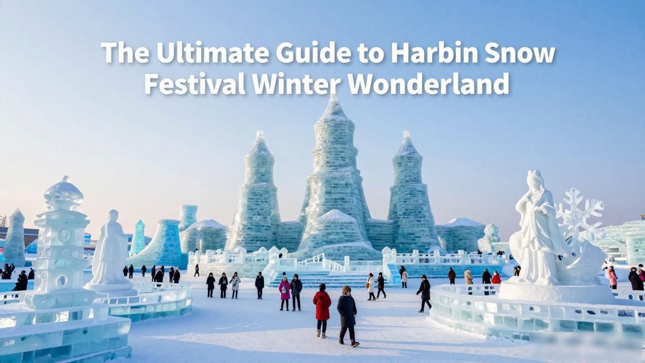 Harbin snow festival winter wonderland_Harbin snow festival winter wonderland_Harbin snow festival winter wonderland