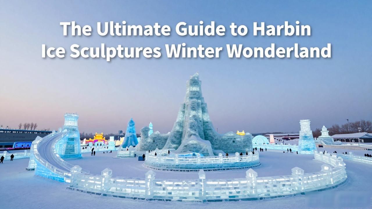 Harbin ice sculptures winter wonderland_Harbin ice sculptures winter wonderland_Harbin ice sculptures winter wonderland