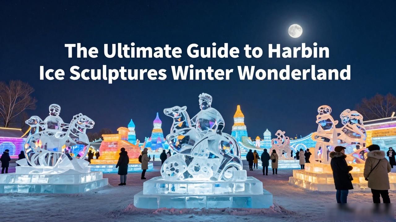 Harbin ice sculptures winter wonderland_Harbin ice sculptures winter wonderland_Harbin ice sculptures winter wonderland