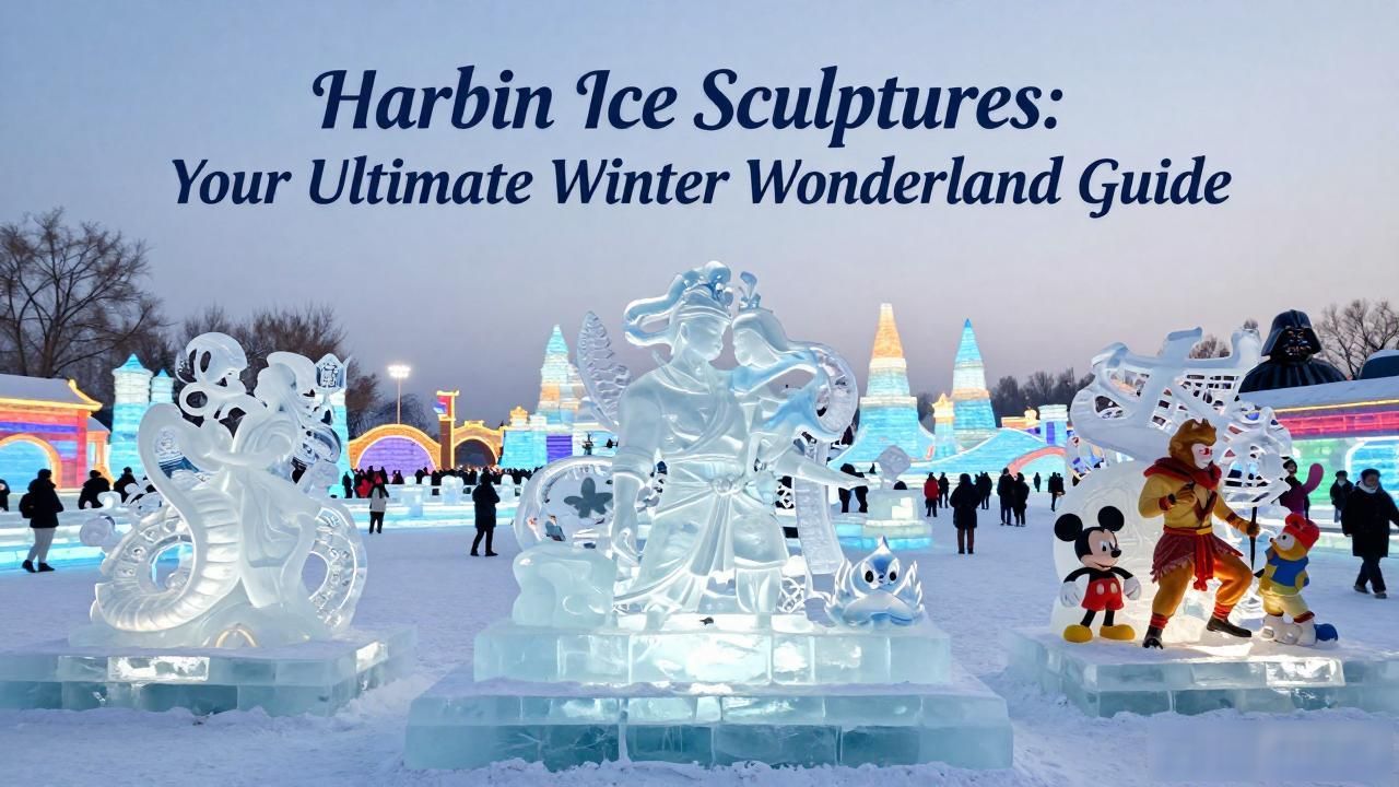 Harbin ice sculptures winter wonderland_Harbin ice sculptures winter wonderland_Harbin ice sculptures winter wonderland