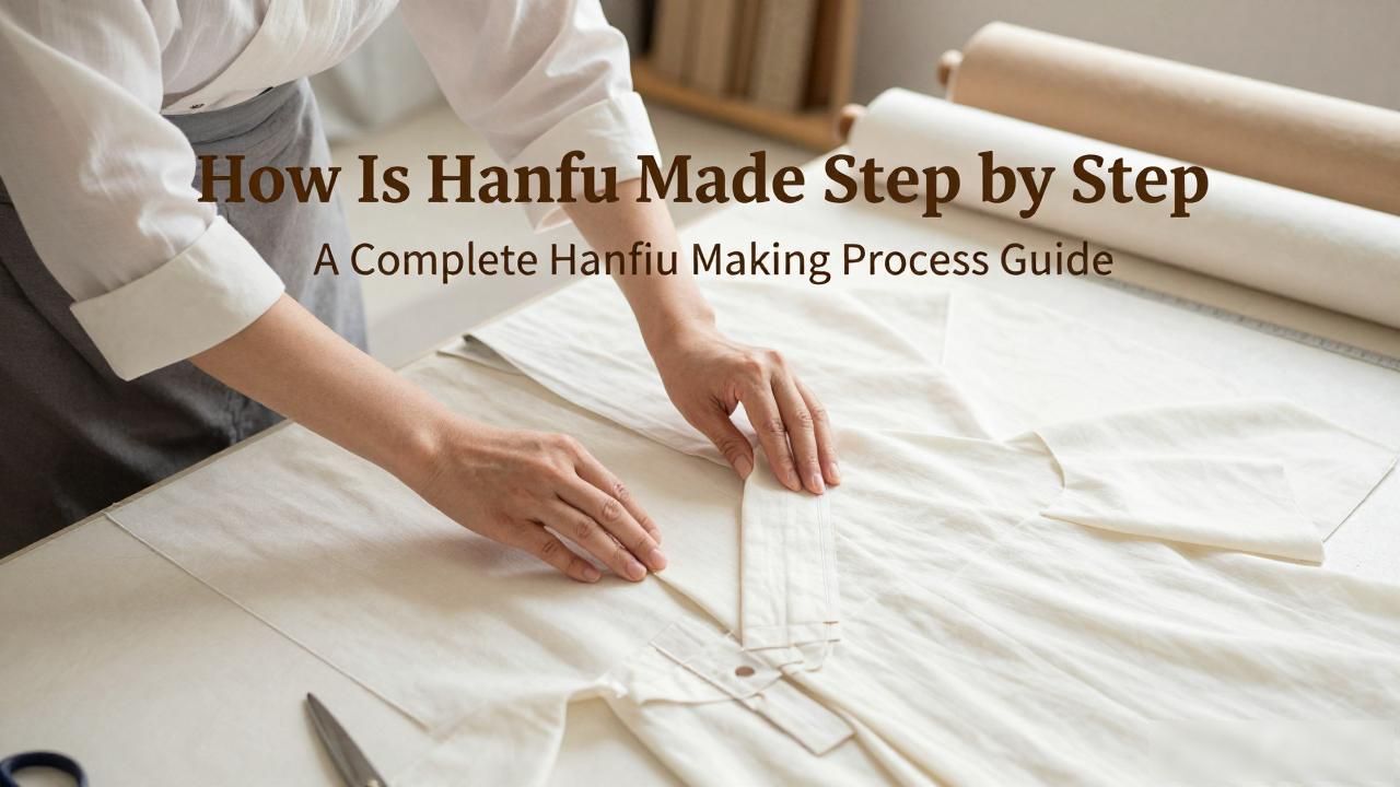 Hanfu making process_Hanfu making process_Hanfu making process