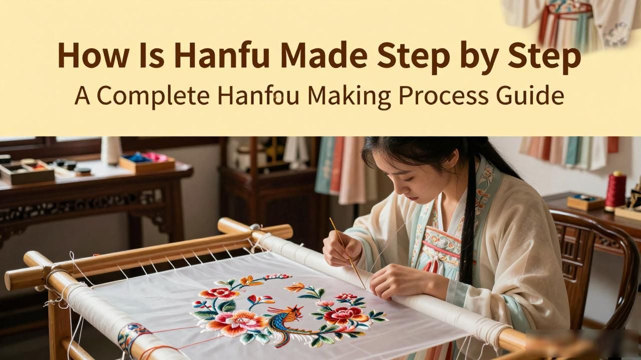 Hanfu making process_Hanfu making process_Hanfu making process