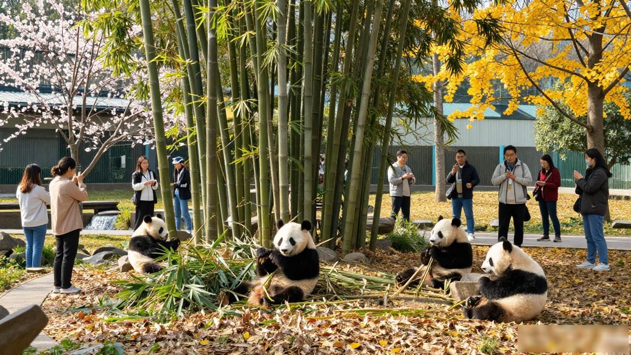 Panda viewing in China_Panda viewing in China_Panda viewing in China