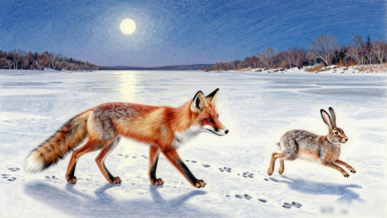 Harbin winter wildlife view_Harbin winter wildlife view_Harbin winter wildlife view